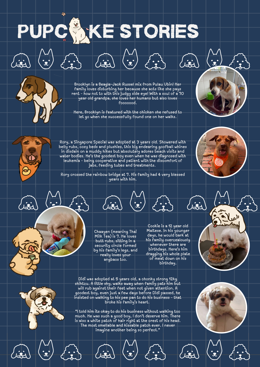 Pupcake Parade Transparent Sticker Sheet A5