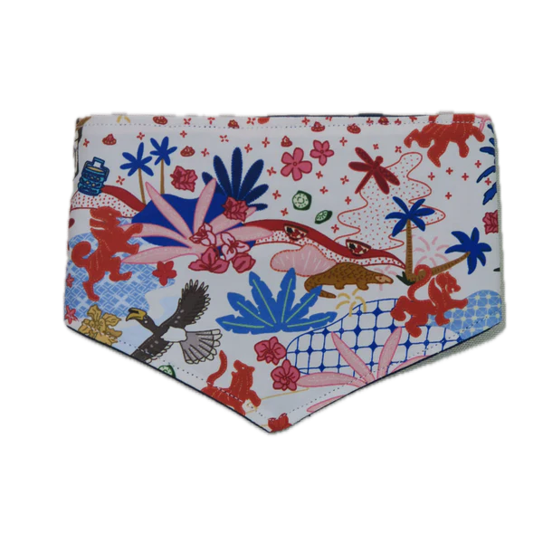 Reversible Pet Bandana - Batik Kampung