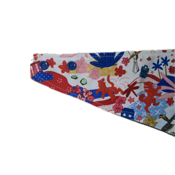 Reversible Pet Bandana - Batik Kampung