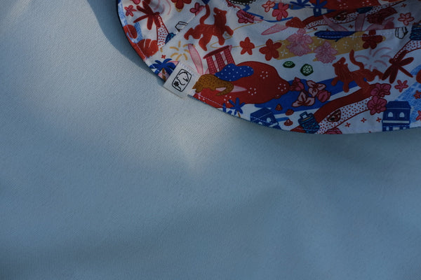 Reversible Bucket Hat - Batik Kampung