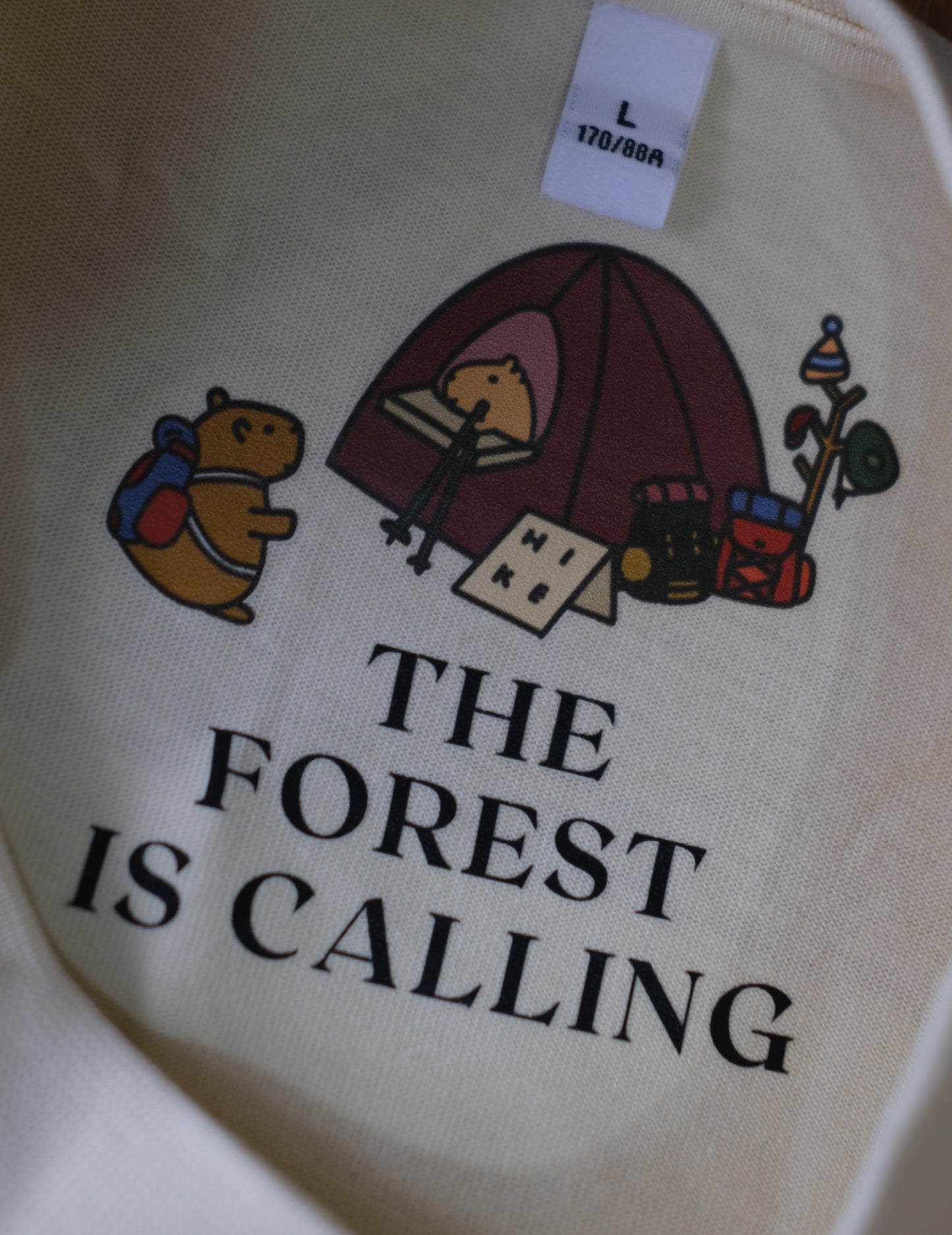 Camping Bara Oversized T-Shirt