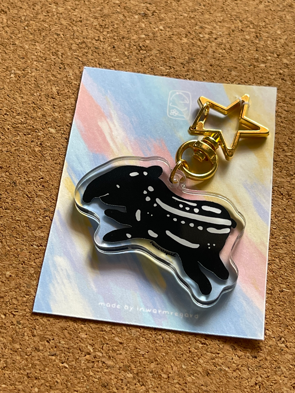 Baby Tapir Keychain