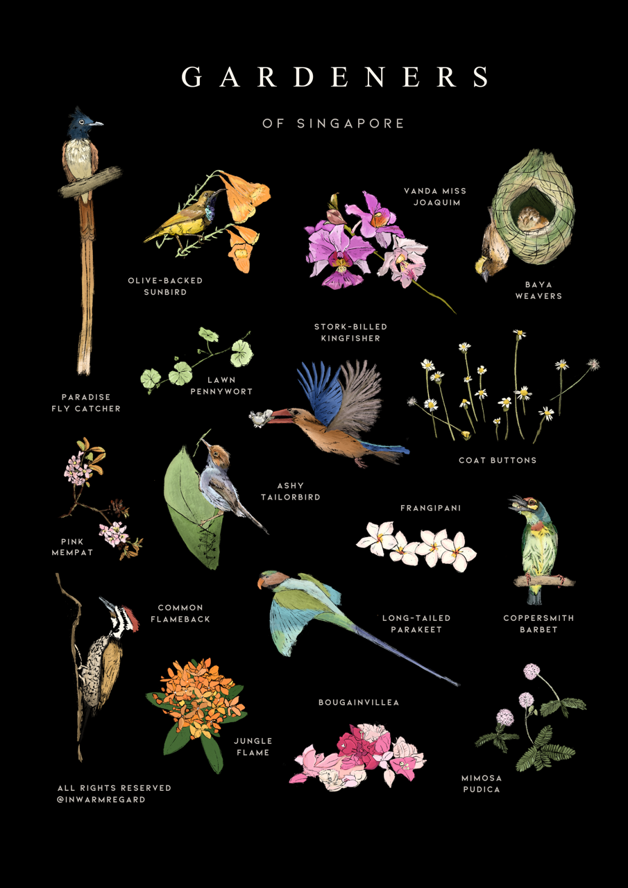 Gardeners of Singapore Art Print