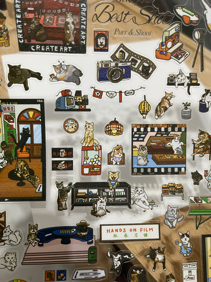 Give Your Best Shot - Cats Sticker Sheet