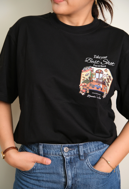 Give Your Best Shot - Cats Oversized T-Shirt