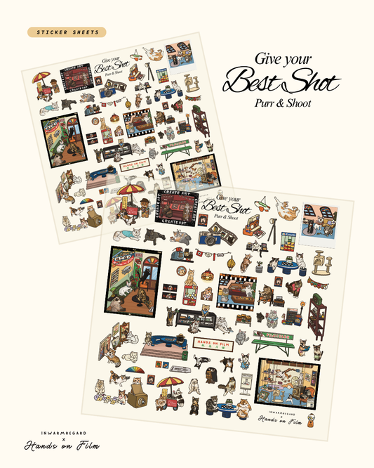 Give Your Best Shot - Cats Sticker Sheet
