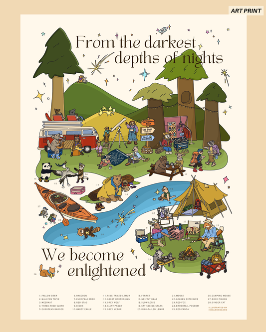 Darkest Night - Art Print