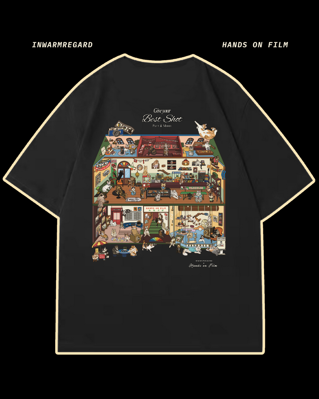 Give Your Best Shot - Cats Oversized T-Shirt