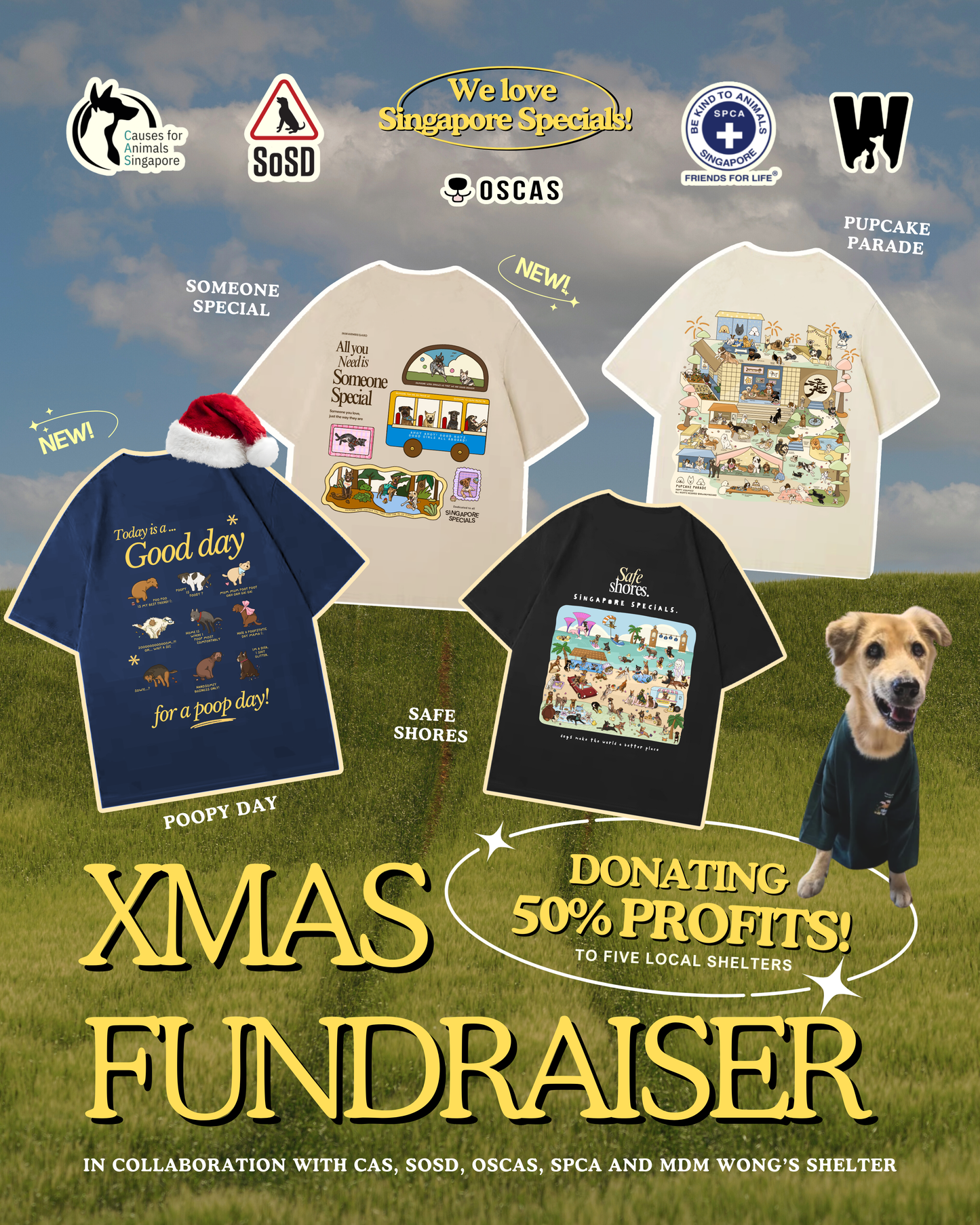 Safe Shores - Singapore Specials Oversized T-Shirt