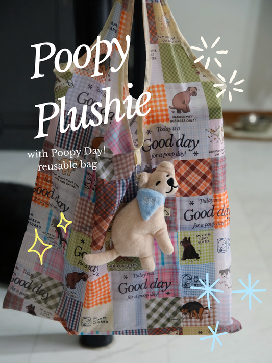 Poopy Plushie with Reusable bag