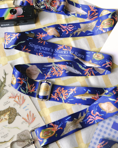 Before They're Served - Singapore's Sharks and Rays Lanyard