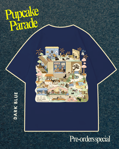 Pupcake Parade Oversized T-Shirt