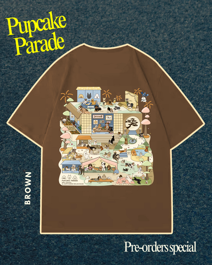 Pupcake Parade Oversized T-Shirt
