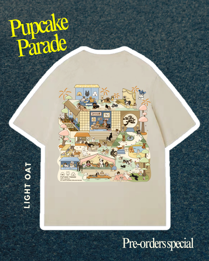 Pupcake Parade Oversized T-Shirt