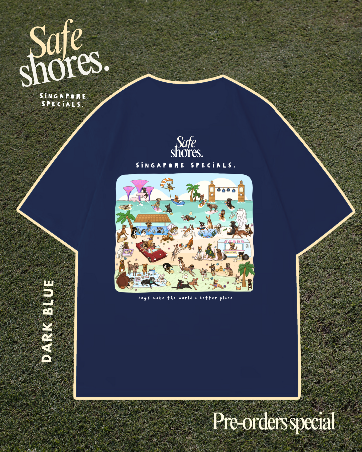 Safe Shores - Singapore Specials Oversized T-Shirt