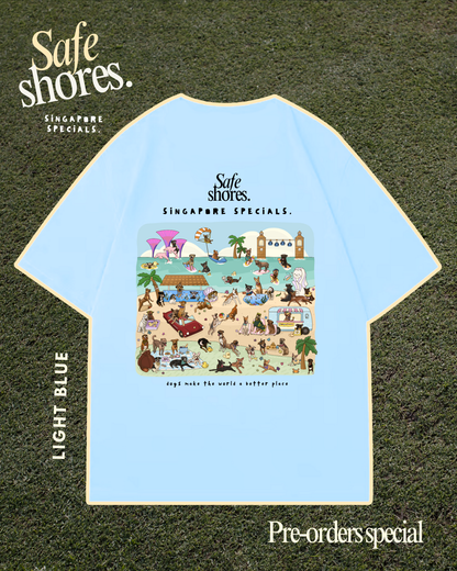 Safe Shores - Singapore Specials Oversized T-Shirt