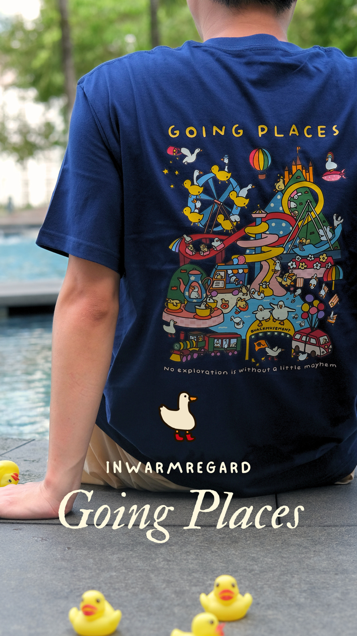 Going Places Duck Amusement Park T Shirt