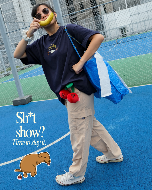 Poopy Days Oversized T-Shirt