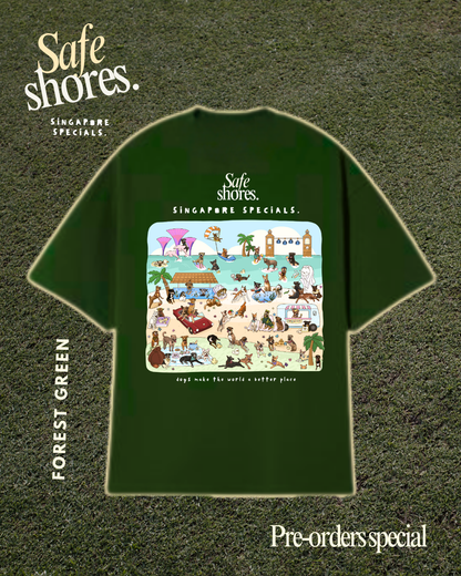 Safe Shores - Singapore Specials Oversized T-Shirt