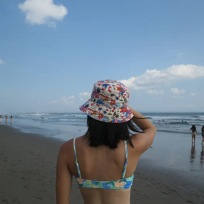 Reversible Bucket Hat - Batik Kampung