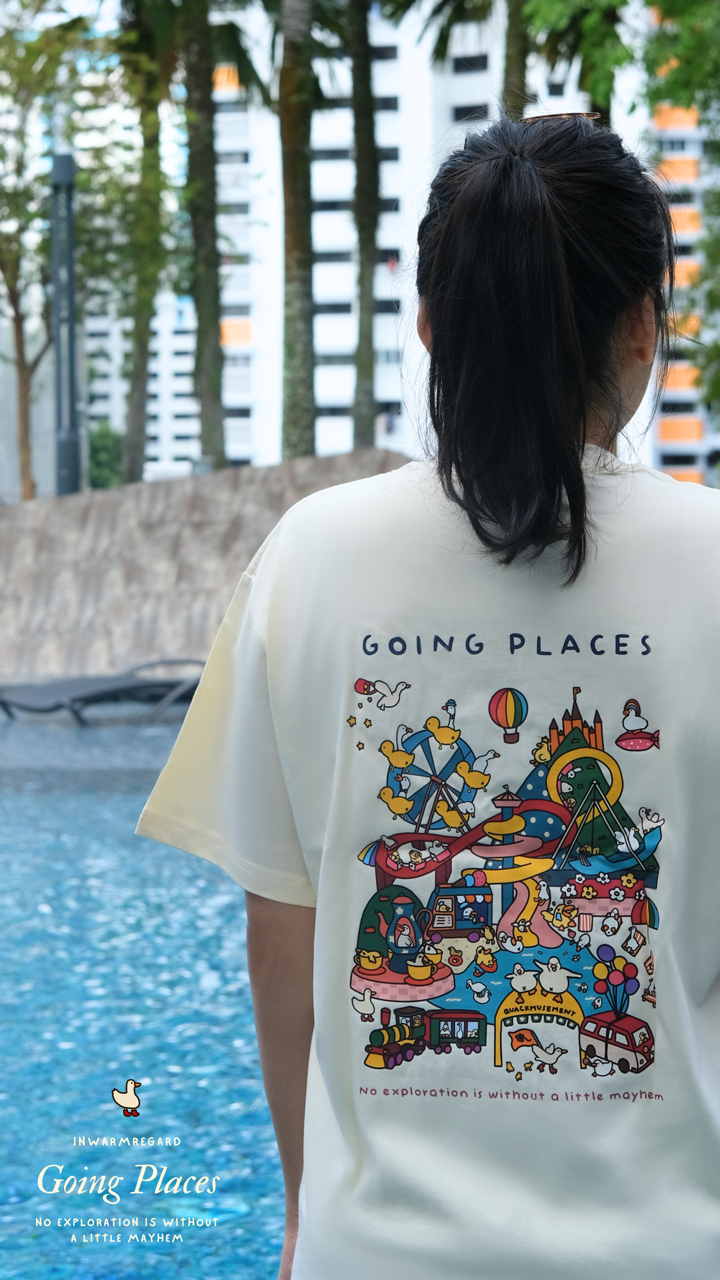 Going Places Duck Amusement Park T Shirt