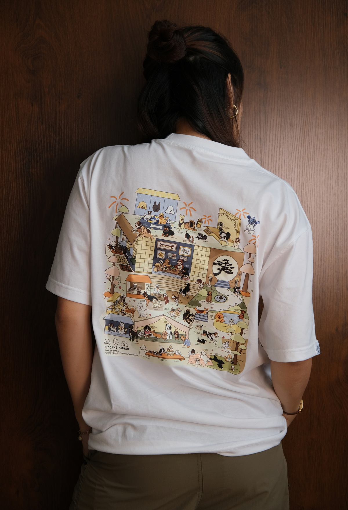Pupcake Parade Oversized T-Shirt