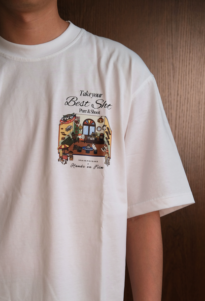 Give Your Best Shot - Cats Oversized T-Shirt