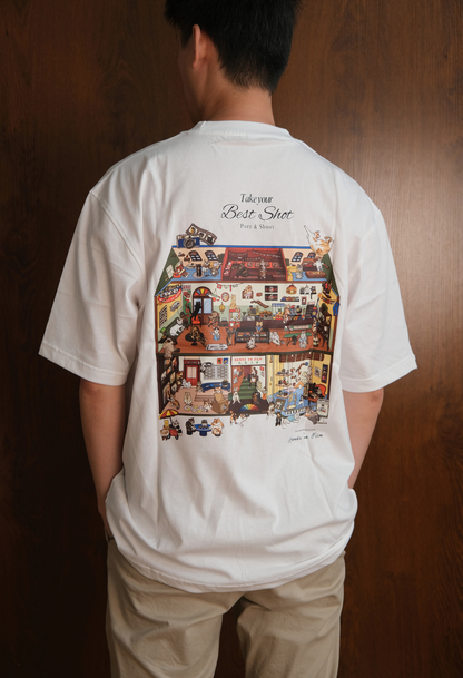 Give Your Best Shot - Cats Oversized T-Shirt