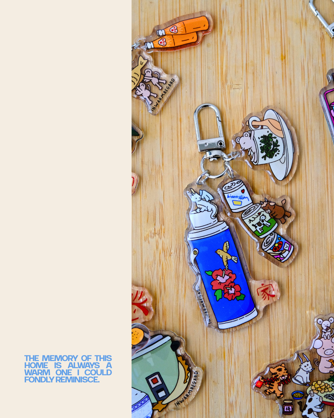 Nowhere Like Home - Keychain Charms