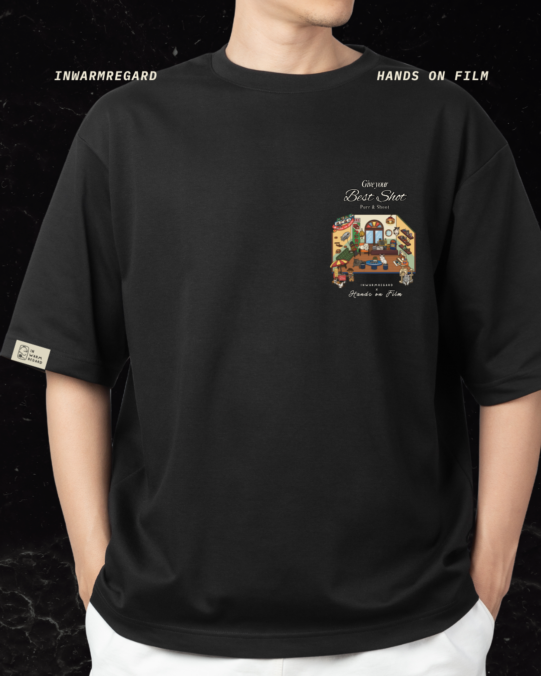 Give Your Best Shot - Cats Oversized T-Shirt