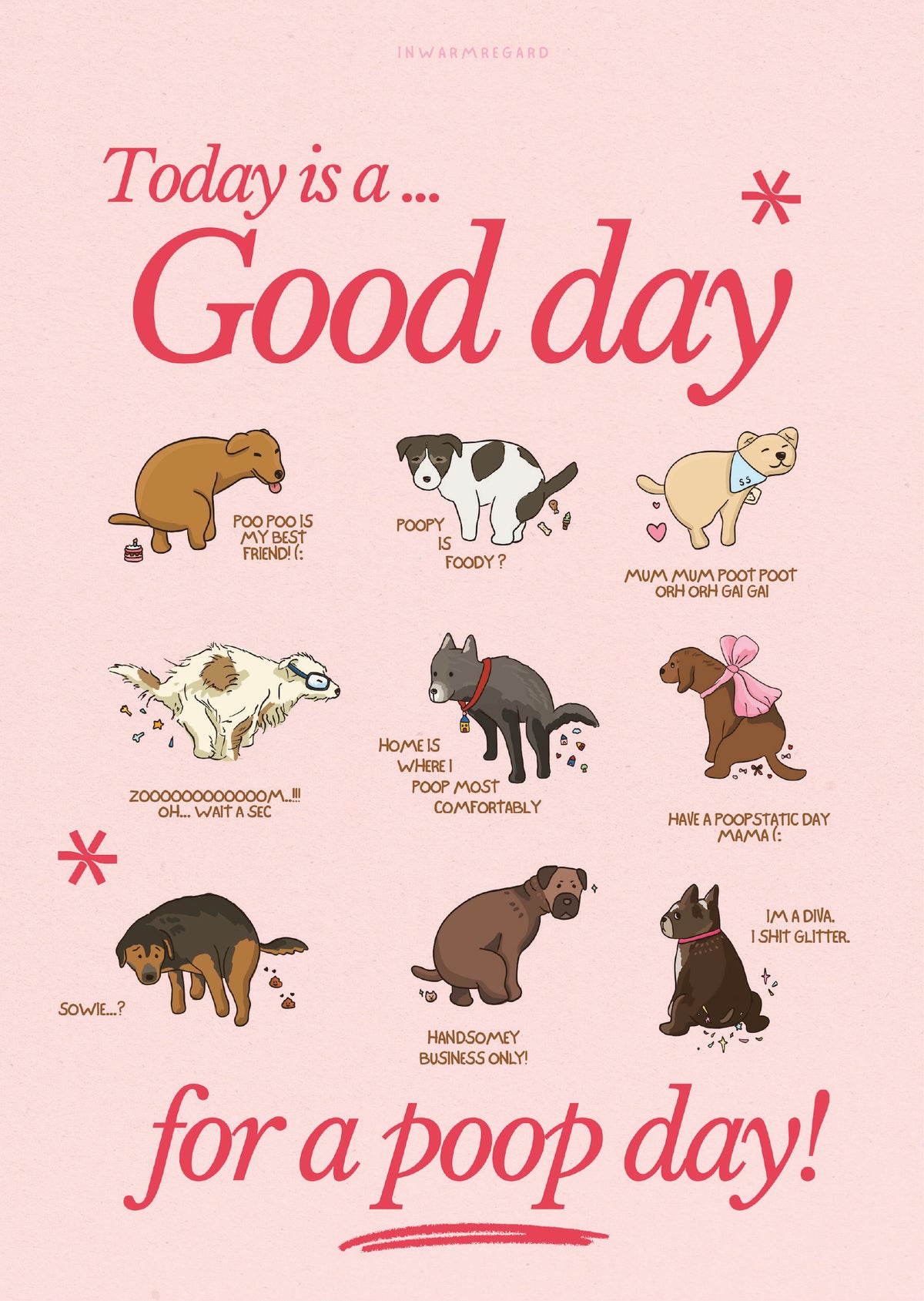 Poopy Days - Art Print