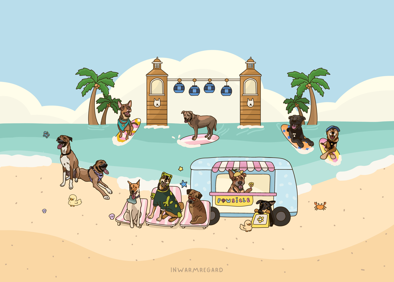 Safe Shores - Singapore Specials Art Print