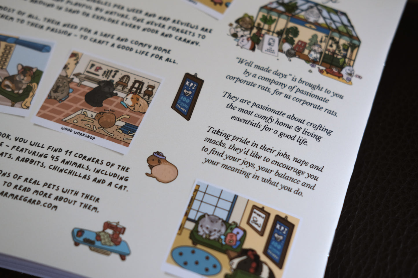 Well Made Days - Corporate Rats - Colouring Book