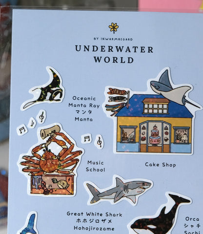 Underwater World - Sticker Sheet