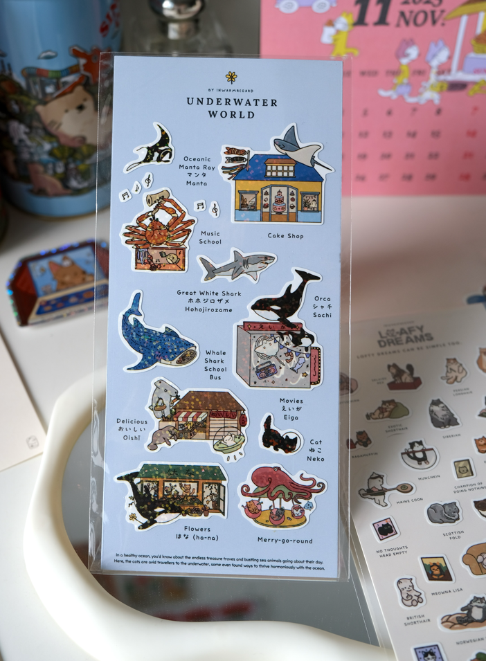 Underwater World - Sticker Sheet