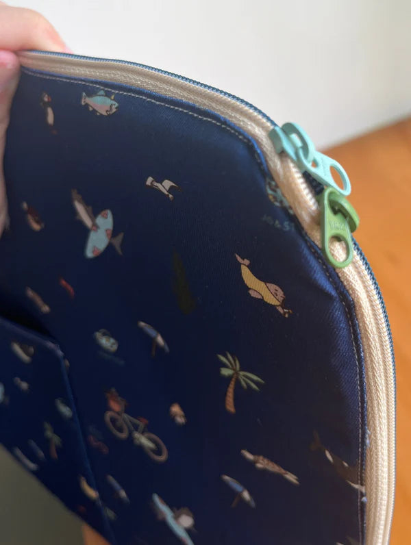 [MADE-TO-ORDER] Two-Way Laptop Sleeve - Ocean Weaves