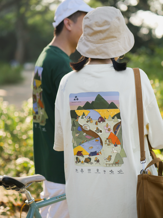 Camping Bara Oversized T-Shirt