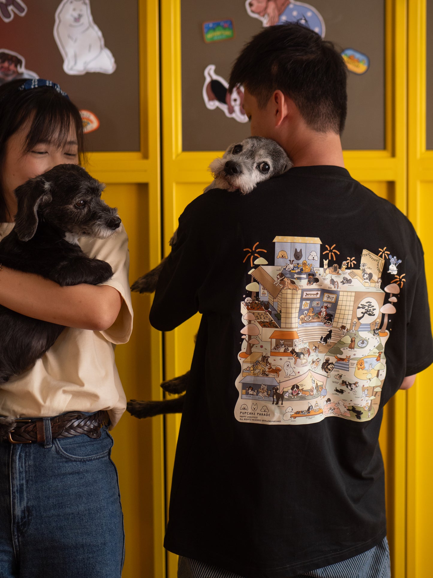 Pupcake Parade Oversized T-Shirt