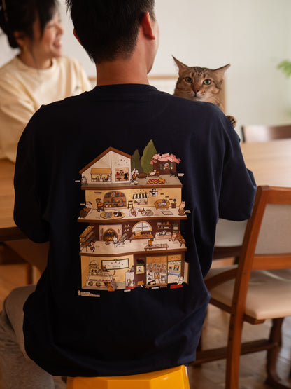 Loafy Dreams Cat Oversized T-Shirt