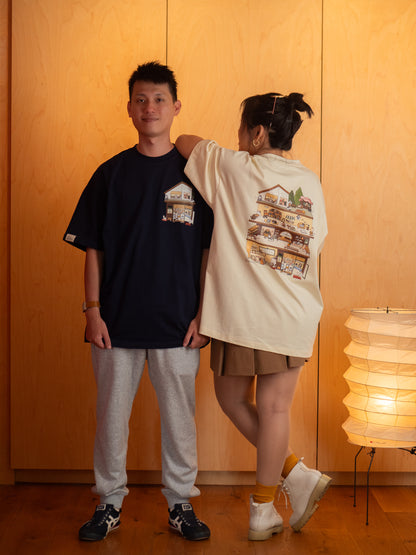 Loafy Dreams Cat Oversized T-Shirt
