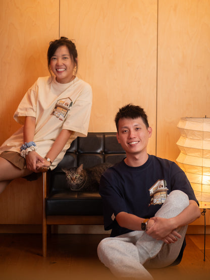 Loafy Dreams Cat Oversized T-Shirt