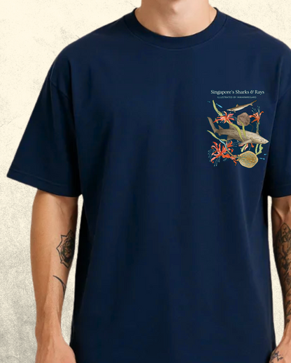Before They're Served - Singapore's Sharks and Rays - Oversized T-Shirt