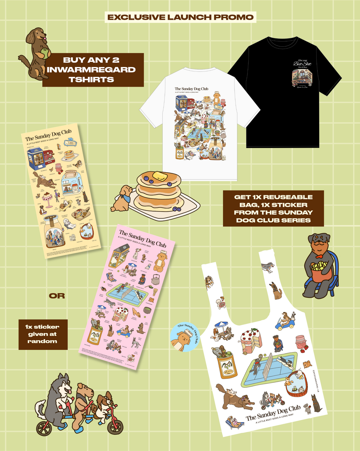 [Pre-order] Sunday Dog Club - Oversized T-Shirt