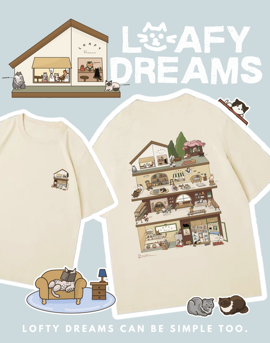 Loafy Dreams Cat T Shirt