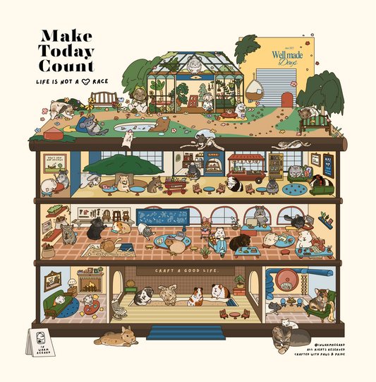 Well Made Days - Corporate Rats - Art Print