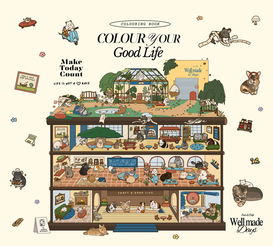 Well Made Days - Corporate Rats - Colouring Book