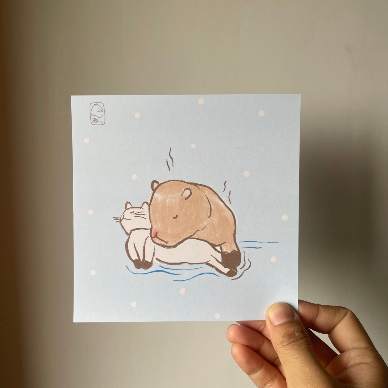 Onsen Animals Postcard (Set of 7)