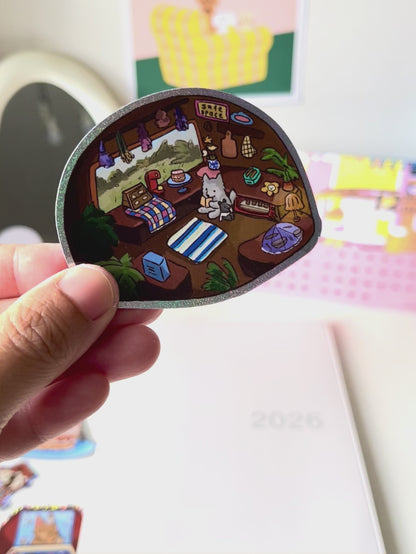 Safe Space - Sparkly Sticker